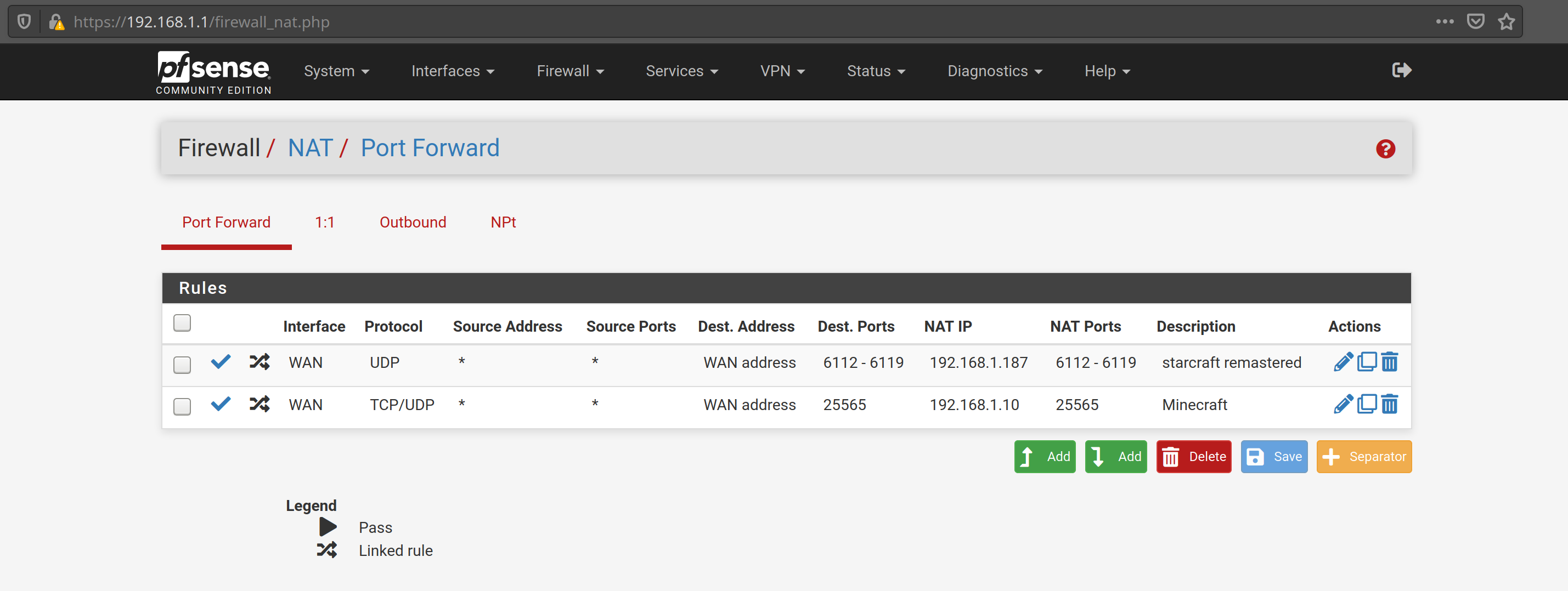pfsense-nat