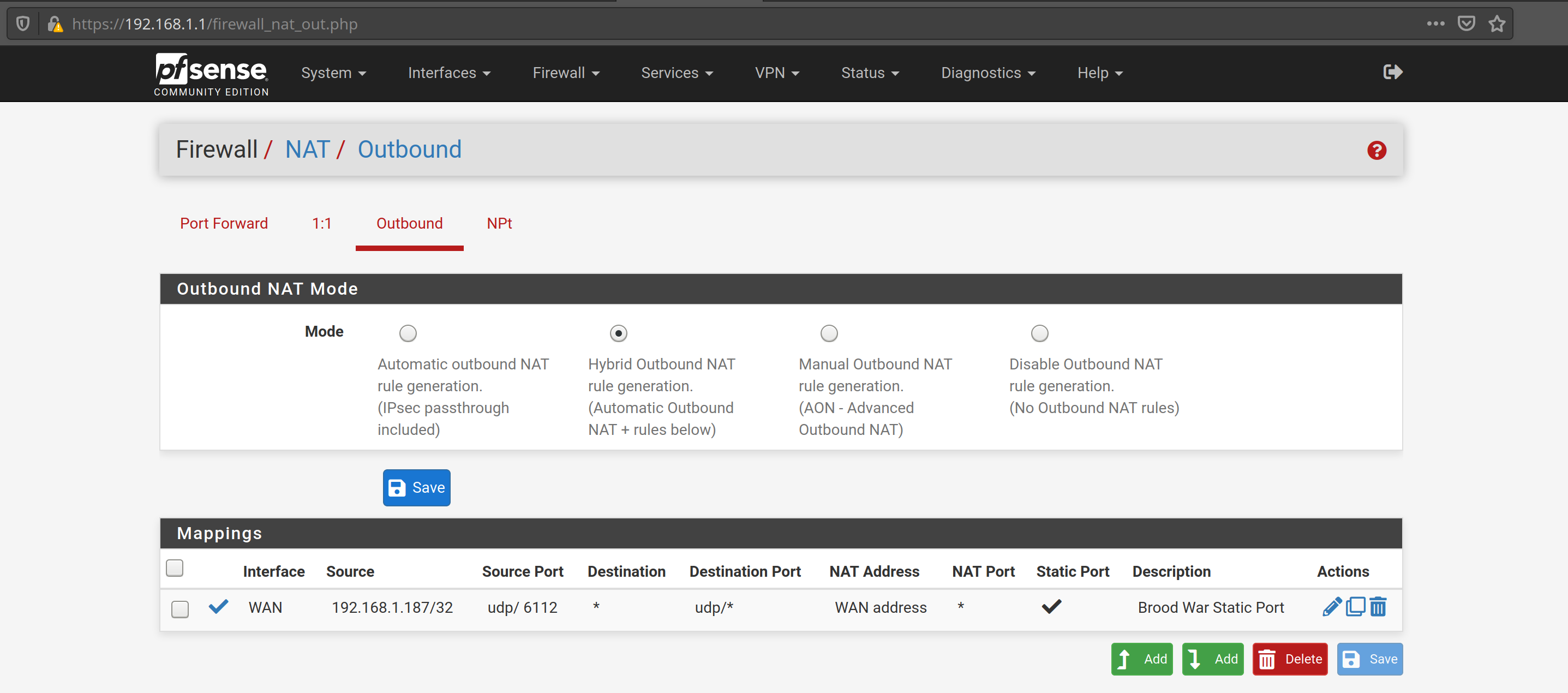 pfsense-outbound-nat
